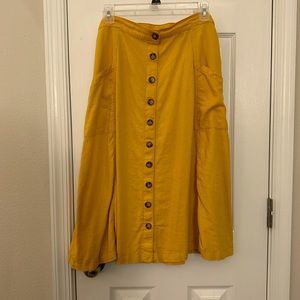 a.n.a. (A New Approach) Button-Down Skirt